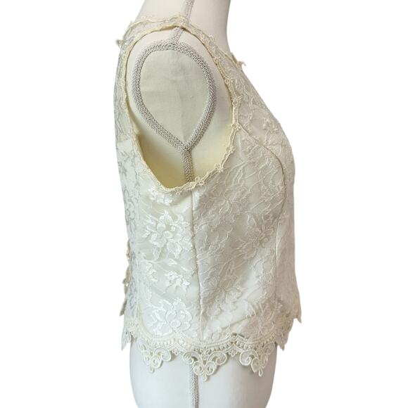 VTG SCOTT MCCLINTOCK Millennium 2000 Lace Top Size 12 Bridal - Picture 4 of 13